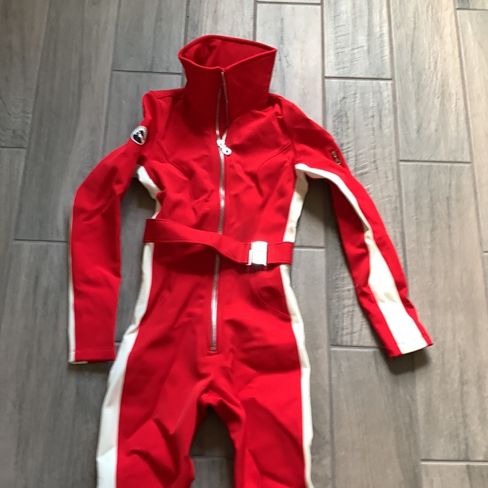 Cordova Ski Jumpsuit - Red size XS - Picture 3 of 15